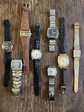 Lot de 8 montres vintage. Waltham et autres
