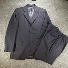 Brooks Brothers 346 Men  s Suite Set Navy Pinstripe 42L Wool 3 Button