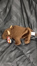 VERY RARE Ty Beanie Baby ROAM the Buffalo1998 RETIRED W/ MULTIPLE ERRORS BELOW 