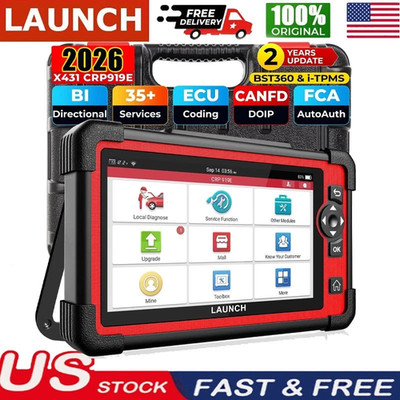 LAUNCH X431 CRP919E PRO Elite Bidirectional Car Diagnostic Scanner Coding US*#！