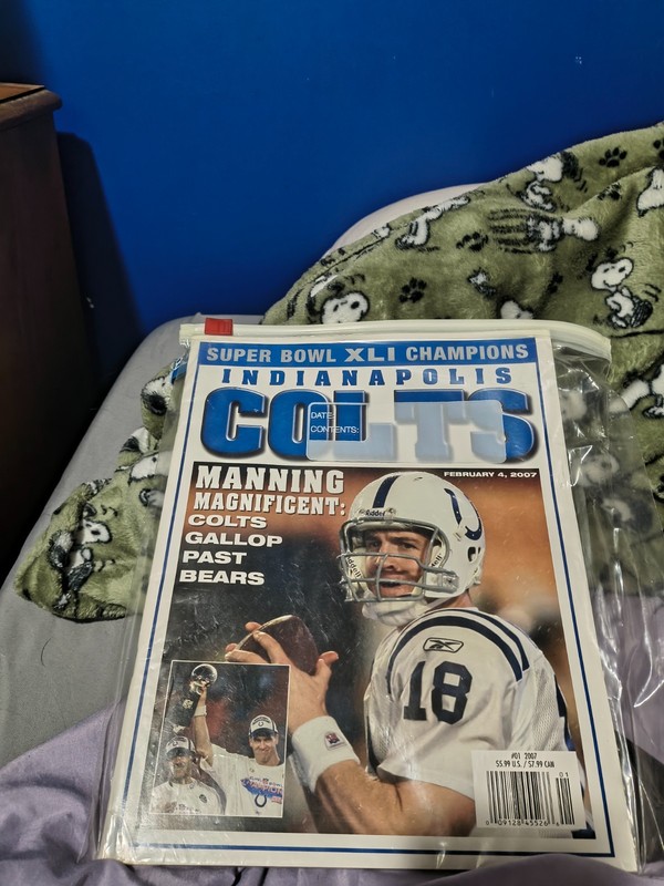 sports illistrated 2 /14/2007 colts win superbowl