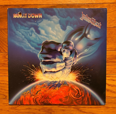 Judas Priest - Ram It Down LP Columbia FC 44244 1988 1st Pressing w/ Inner VG+