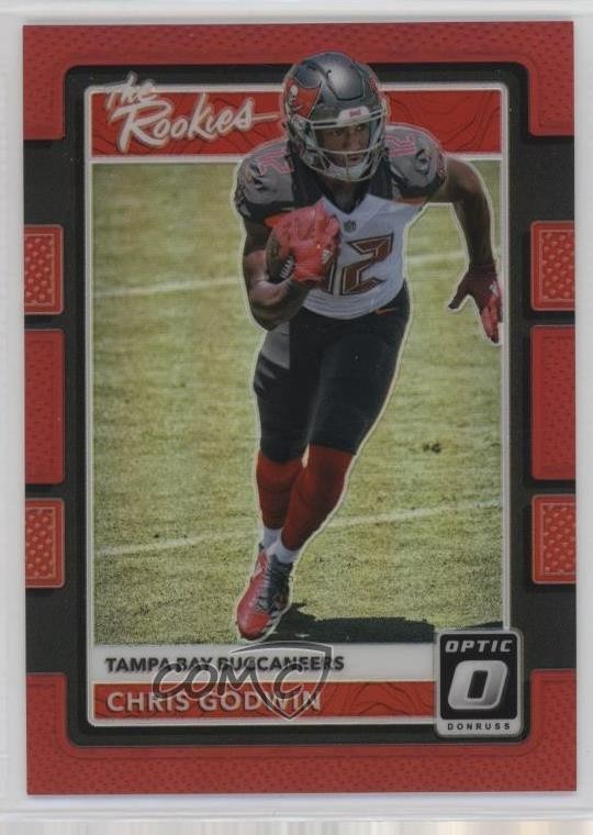 2017 Donruss Optic The Rookies Red Prizm /99 Chris Godwin #22 0b2