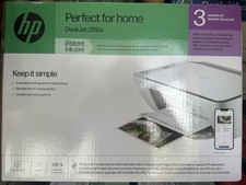 HP Deskjet 2820e All-in-One Colour Printer Wireless, Print/Scan/Copy, White