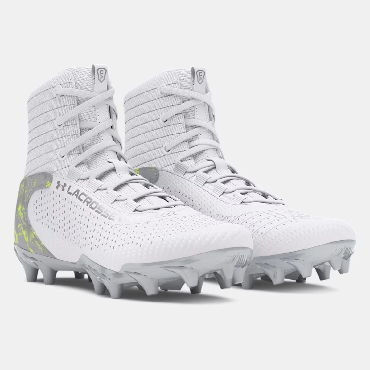 Under Armour Highlight 2 MC 3028699-100 Kids White Silver Lacrosse