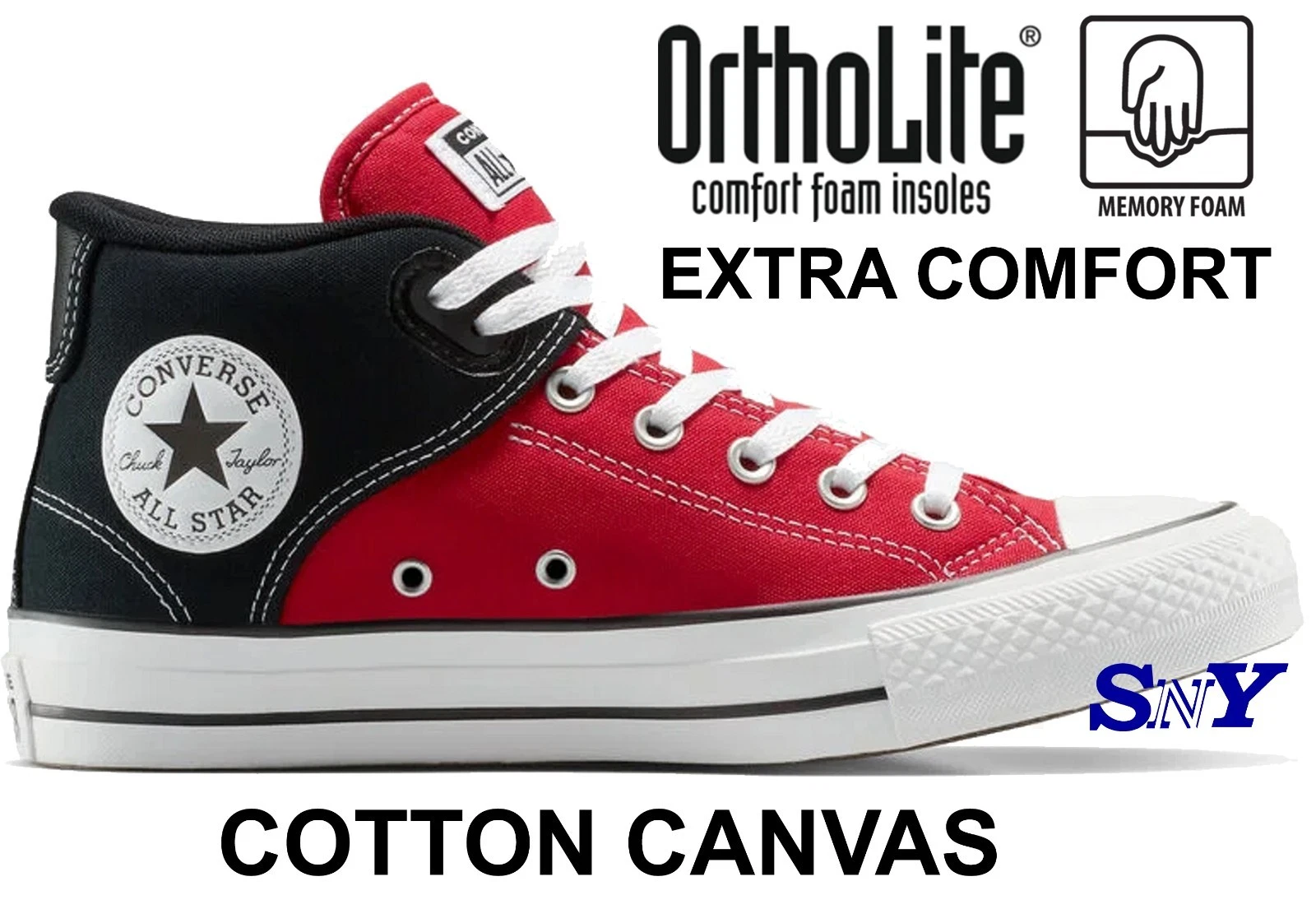 CONVERSE Chuck Taylor All Star Tremont Street Men's WIDE WIDTH Kicks Sneaker NEW