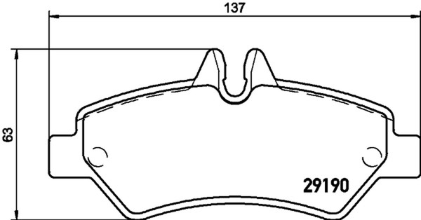 Hella Pagid Bremsbelagsatz Scheibenbremse 8DB 355 005-351 FüR Crafter Mercedes-image