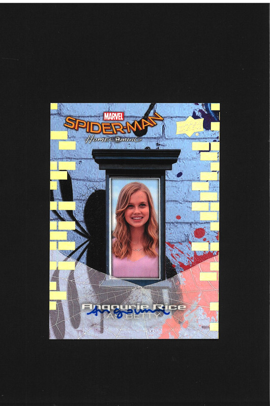 Spider-Man Angourie Rice Auto 2017 UD Homecoming Autograph SS16 Betty MEAN GIRLS
