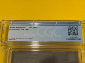 Super Mario Bros Duck Hunt (CGC: 8.0, SoQ R, 1988) Nintendo NES not PSA WATA VGA