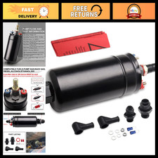 High Flow 300lph Inline Fuel Pump 12v Electric High Pressure 10an Inlet 8an Outl High Flow 300lph Inline Fuel Pump 12v Electric High Pressure 10an Inlet 8an Outl