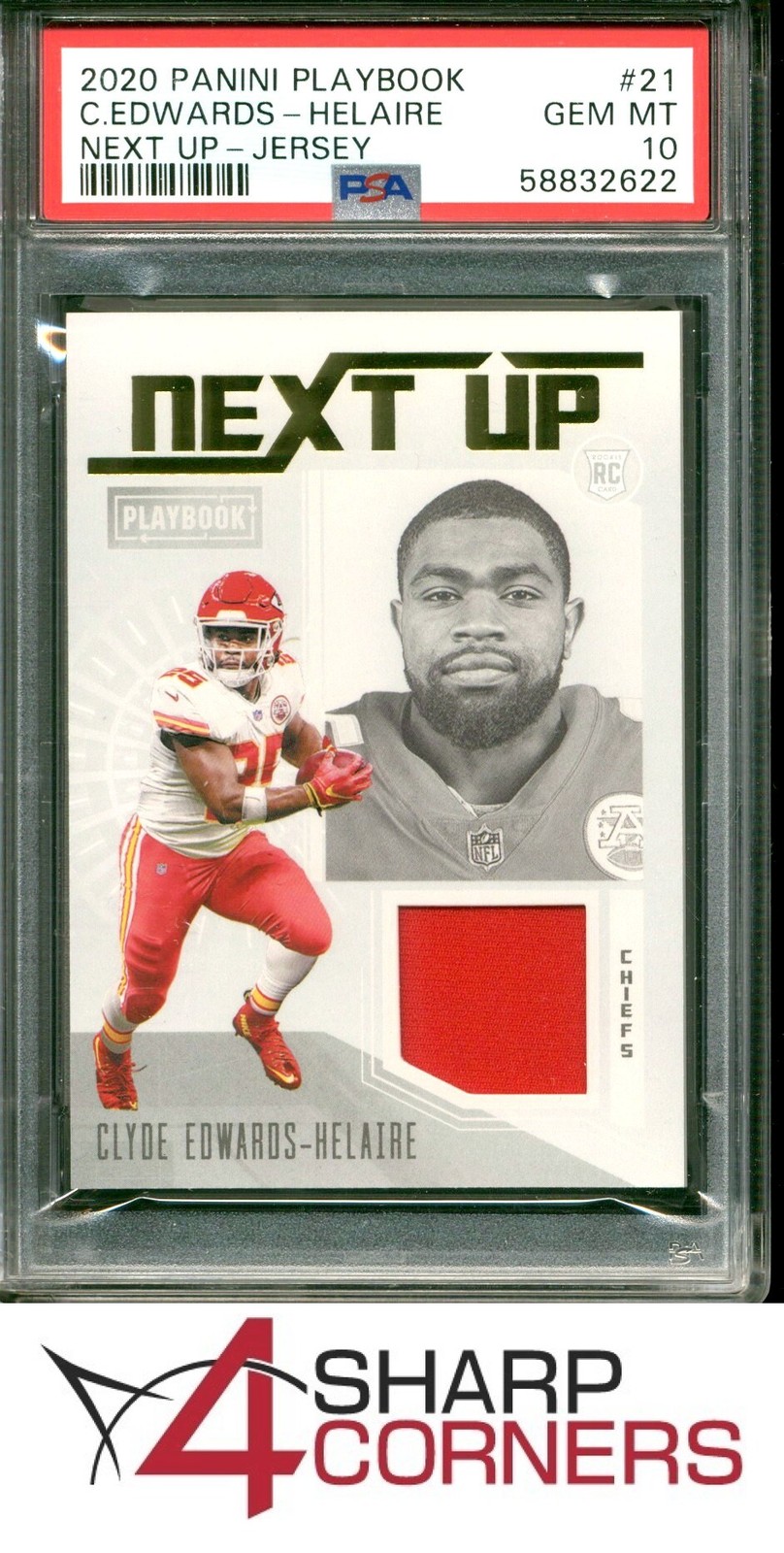 Clyde Edwards-Helaire Panini Playbook Next Up #21 Jersey