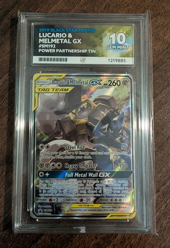 Lucario & Melmetal-GX graded ACE 10 for sale on eBay
