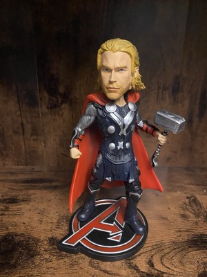 Figurine NECA Résine Marvel Thor Avengers  Bobble Head Head Knocker 2012