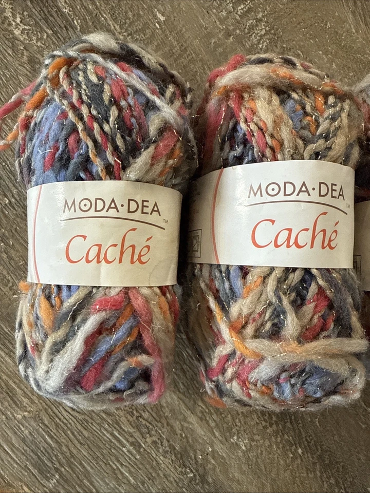 MODA DEA "CACHE" YARN - 50g Skein - "Rendezvous"- BULKY WOOL BLEND 3 Skeins - Image 2 of 4