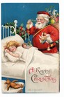 Antique Santa Postcard,Sleeping Child, Ellen Clapsaddle, Mint!SAN759 — photo 1