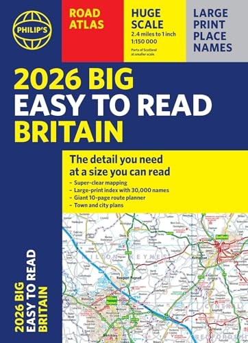 2026 Philips Big Easy to Read Britain Road Atlas PAPERBACK - Image 2
