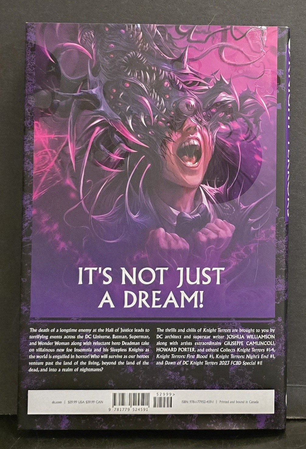 Knight Terrors by Joshua Williamson DC Comics HC Graphic Novel  Justice League 