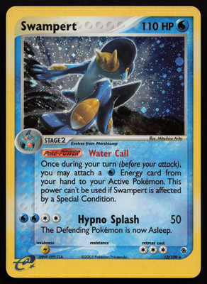 Swampert 13/109 Ruby and Sapphire Holo | eBay