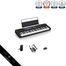Teclado electrónico Casio Casiotone CT-S500 negro respuesta táctil 61 teclas