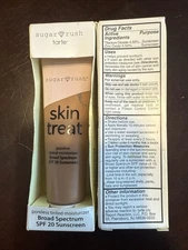 tarte Sugar Rush Skin Treat Poreless Tinted Moisturizer SPF 20 Spf DEEP 1 Oz