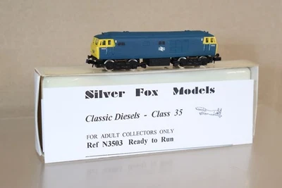 GRAHAM FARISH SILVER FOX MODEL KIT BUILT BR CLASS 35 HYMEK LOCOMOTIVE 7642 on - Image 1 of 4