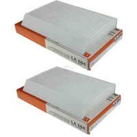 2X Mahle / Knecht Innenraumfilter Innenraumluft Pollenfilter LA 684