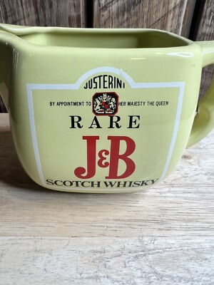 Vintage Rare J&B Scotch Whisky 4 1/2  Pitcher