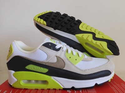 Nike Air Max 90 White-Khaki-Cyber Sz 10.5 [DM0029-107]