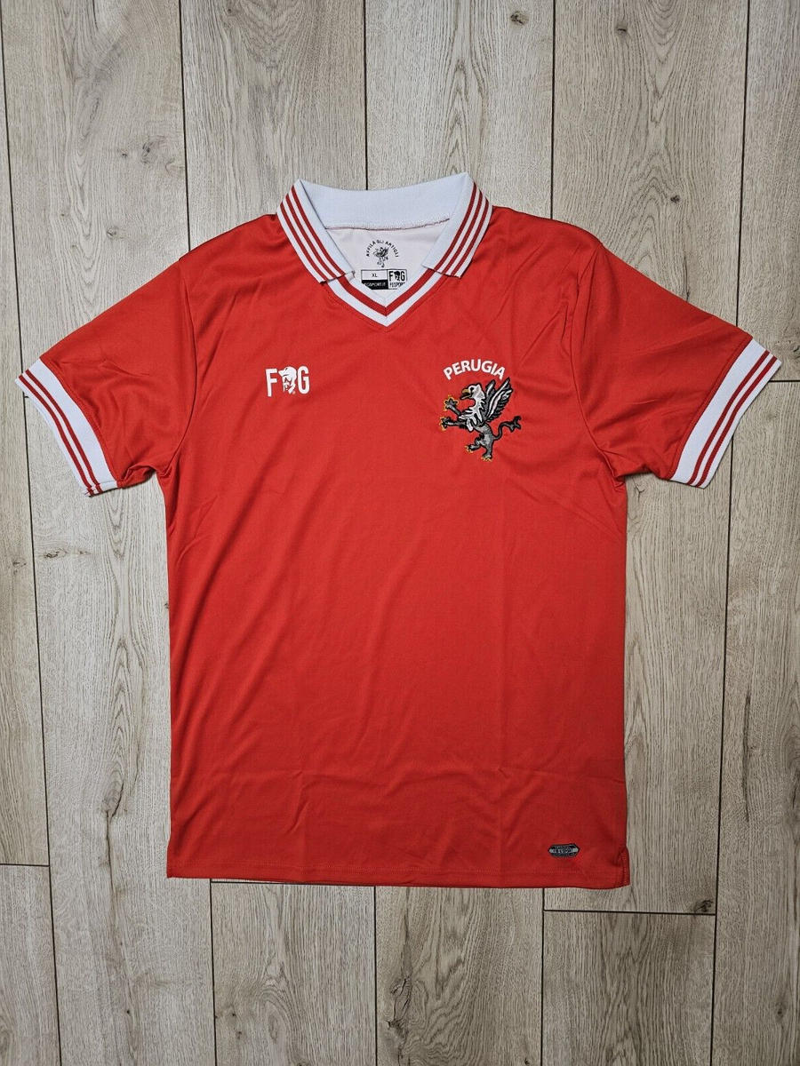 PERUGIA 2016 2017 HOME FOOTBALL SHIRT ITALIA SOCCER JERSEY XL | eBay