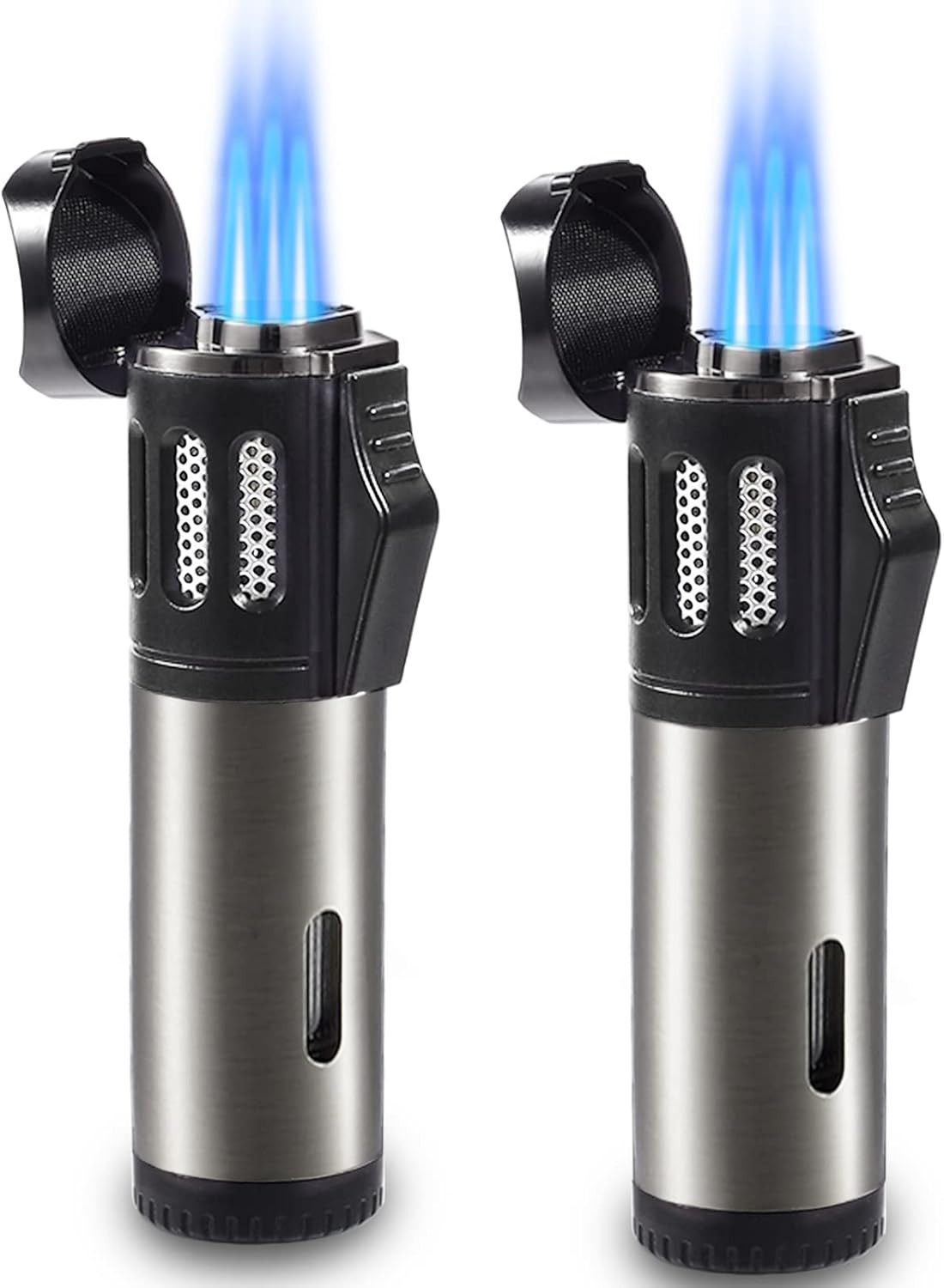 Triple 3 Jet Flame Butane Gas Lighter Refillable J