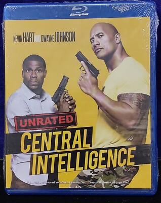 CENTRAL INTELLIGENCE UNRATED BLU RAY & DVD NEW SEALED DWAYNE JOHNSON K HART