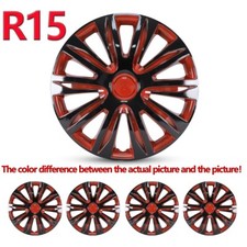 15 Set Of 4 Wheel Covers Snap On Hubcaps Full Hub Caps Fit R15 Tire Steel Rim 15 Set Of 4 Wheel Covers Snap On Hubcaps Full Hub Caps Fit R15 Tire Steel Rim