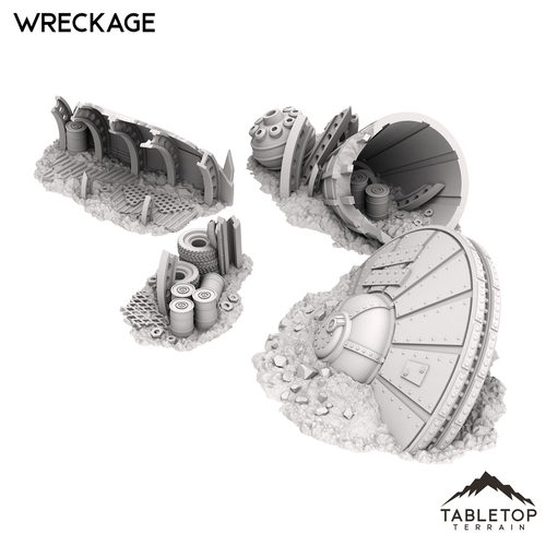 Orc Wreckage - Warpzel-1A Orc Space Program - Wargaming Ork Terrain - Picture 5 of 8
