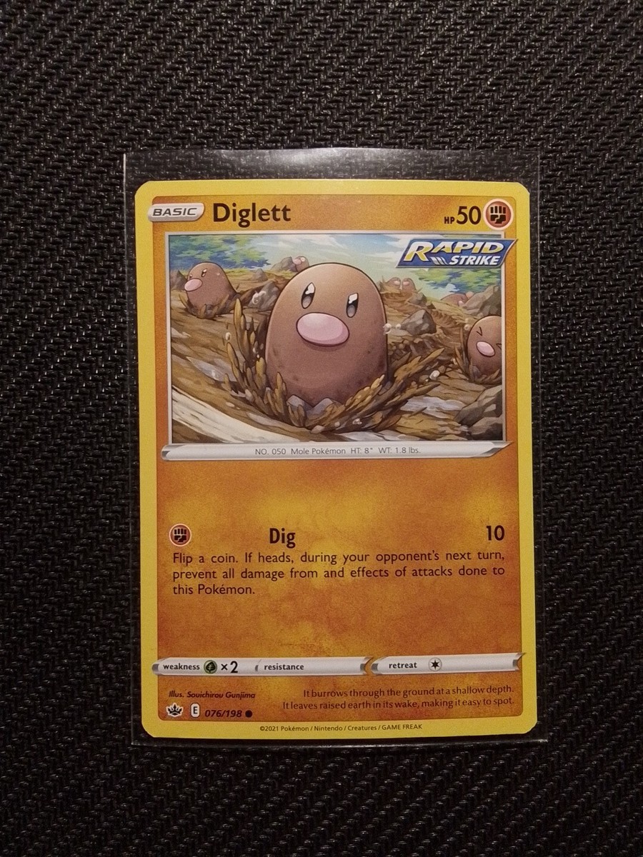 Diglett Pokemon Card Vmax