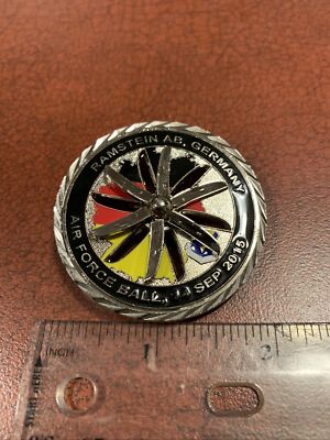 Ramstein Air Base Air Force Ball Sep 2015 Desert Storm Shield Challenge Coin