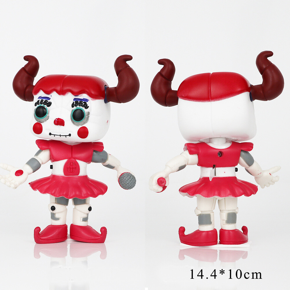 6PCS Five Nights At Freddy's Game FNAF Action Figures Toy Bonnie Foxy