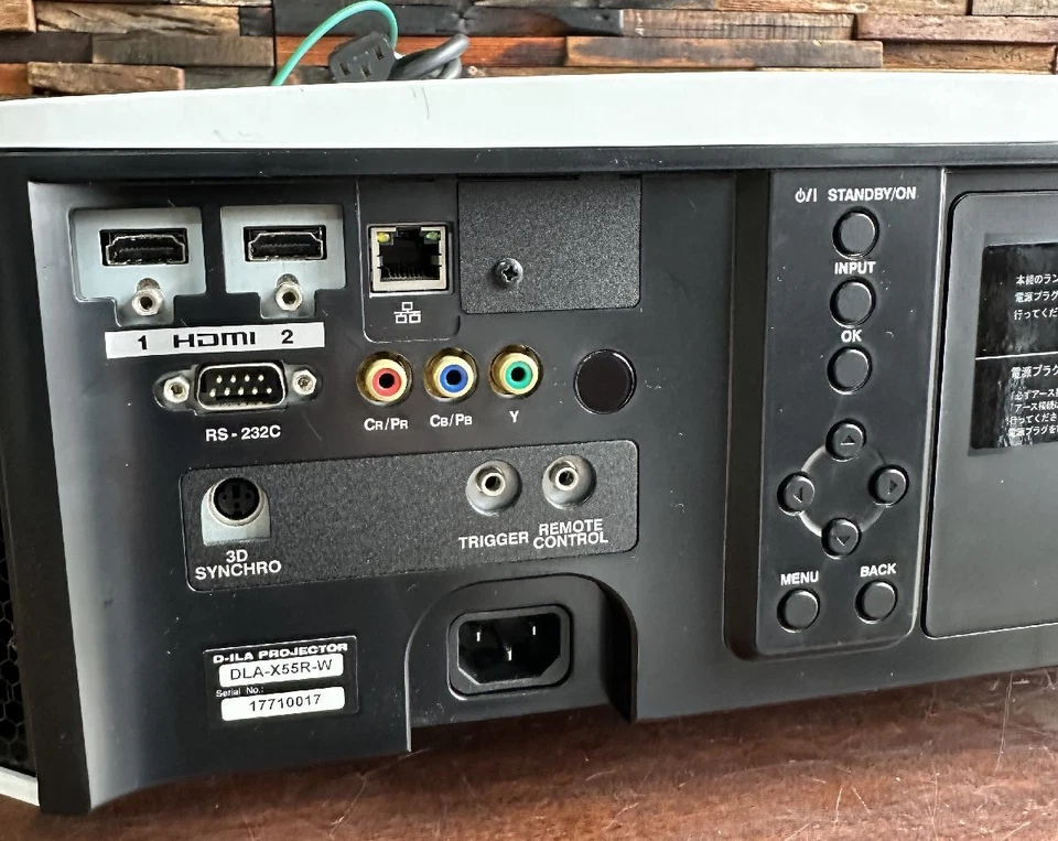 JVC DLA-X55R D-ILA 4K Projector Home Theater 1200lu w/ Remote 2016HRS from JP - Image 4 of 4