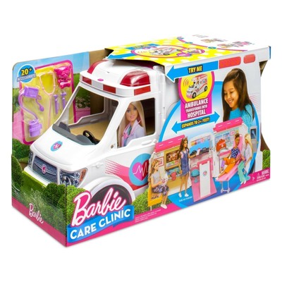 barbie care clinic playset with accessories
