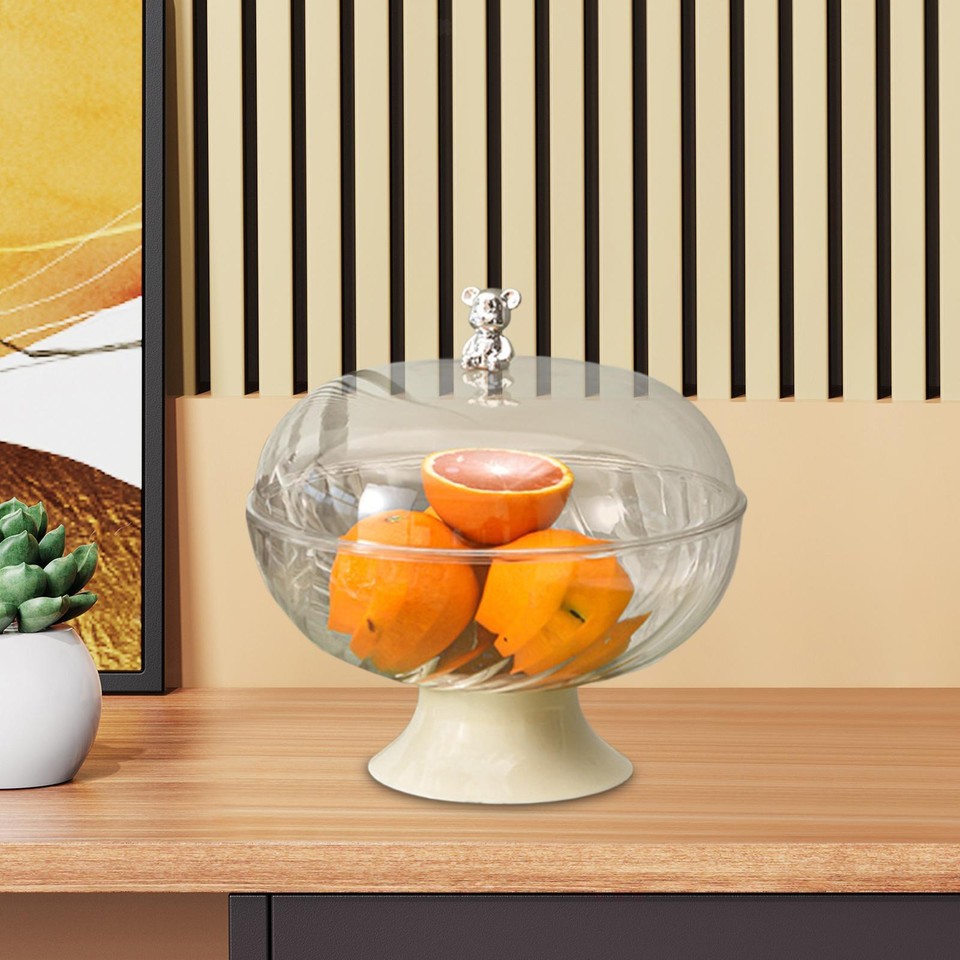 Countertop Fruit Bowl with Lid Fruit Bowl Basket for Fruit Vegetable