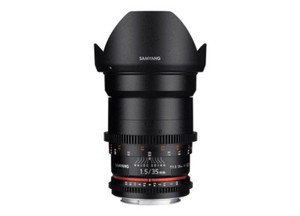 Samyang 35mm T1.5 VDSLR MK2 Wide-Angle Cine Lens - Canon EF