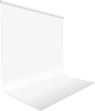 UTEBIT Sfondo Fotografico Bianco, 1.5x2m Fondale Fotografico Telo Bianco Fotogra