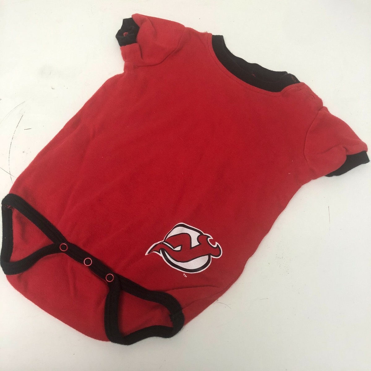 EUC 24 Months Red New Jersey Devils Hockey Bodysuit Coolest Kids