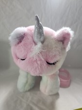 Unicorn Purse Shoulder Bag Plush Rainbow  LGT 