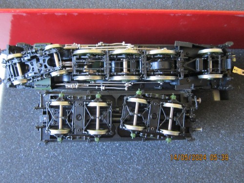 Rare LEMATEC HO-066/1 Locomotive Vapeur 231 6386 PLM Vert Brass Laiton Fulgurex - Foto 9 di 12