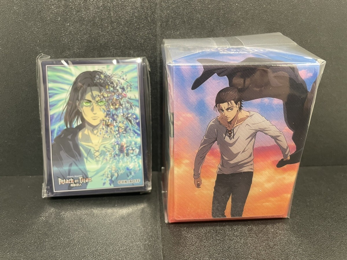 Weiss Schwarz Attack on Titan Final Season Card Sleeves and Deck Box Weiss Schwarz Attack on Titan Final Season Card Sleeves and Deck Box