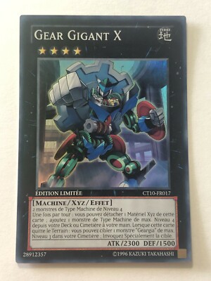 Yu-Gi-Oh Karte - Gear Gigant X - CT10-FR007 - DE