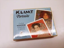 NOS Playing Cards Gustav Klimt Portraits 2x54 Set by Piatnik #2204 - Austria 