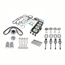 1.6 Piston & Con Rod & Valve & Gasket Rebuild Kit Fit For VW Jetta mk5 2006-2010