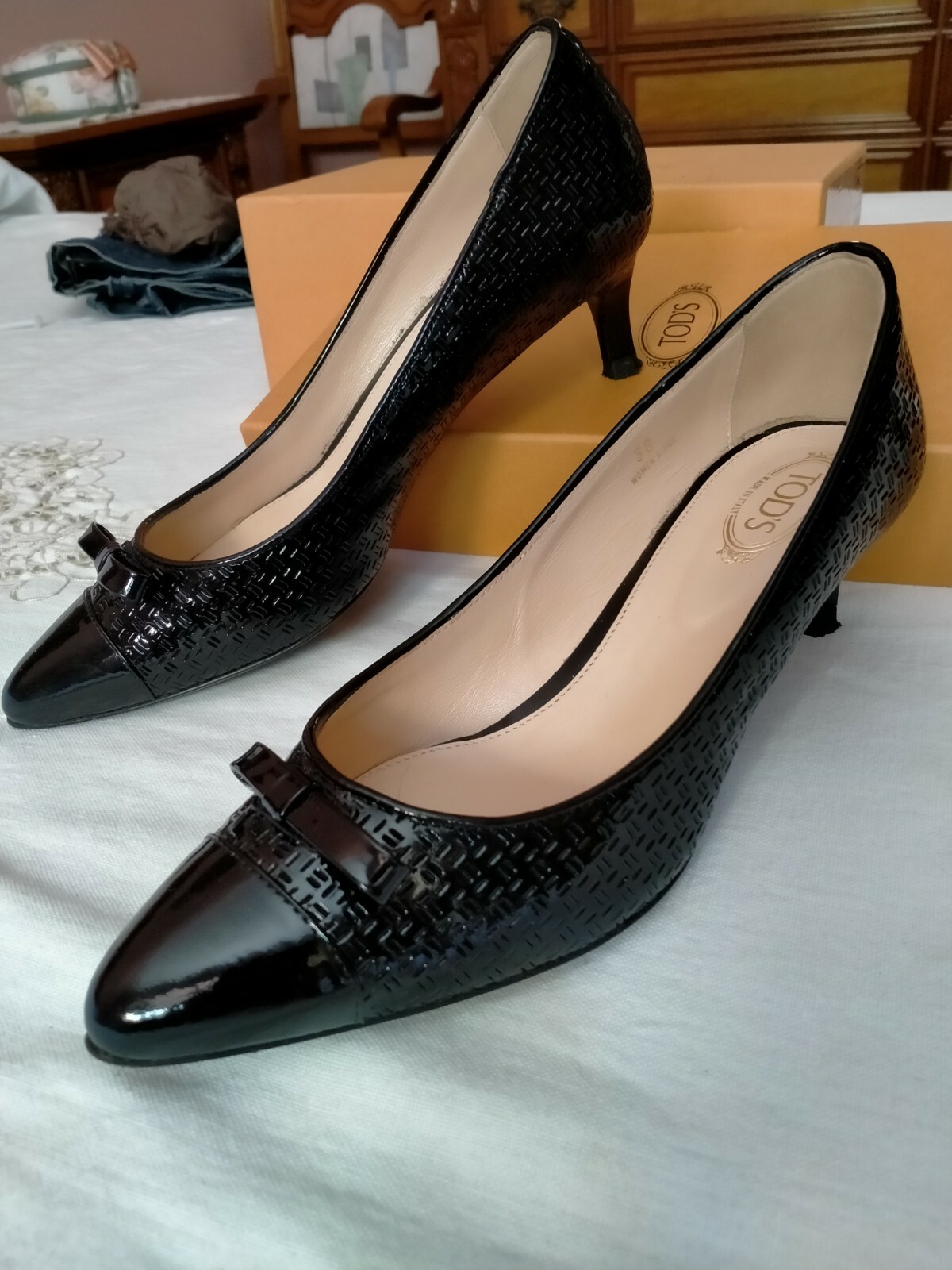 SAOLA Scarpe Tod's Donna Eleganti COME NUOVE n.38 usate in una sola occasione