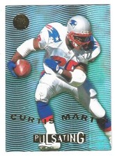 1996 Ultra Football Pulsating Curtis Martin #4 NRMT